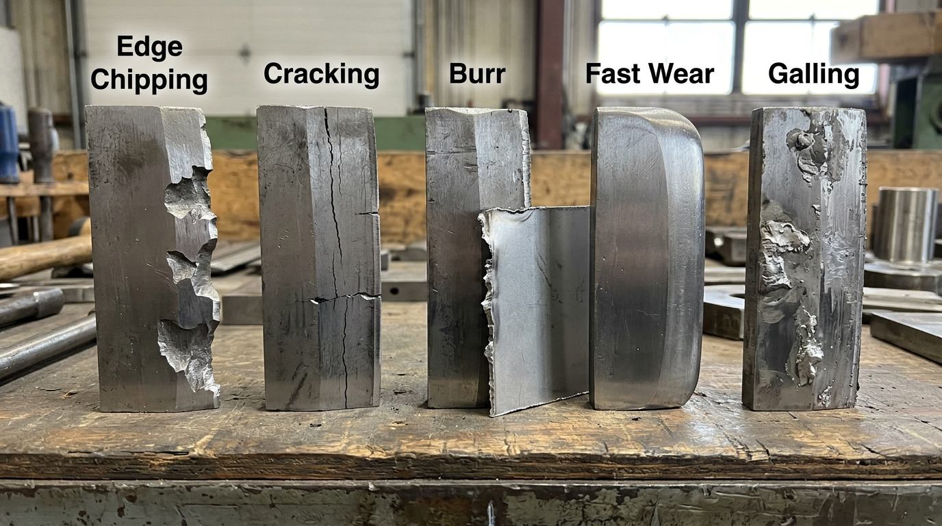 Why Does a Shear Blade Chip, Crack, or Leave Burrs?